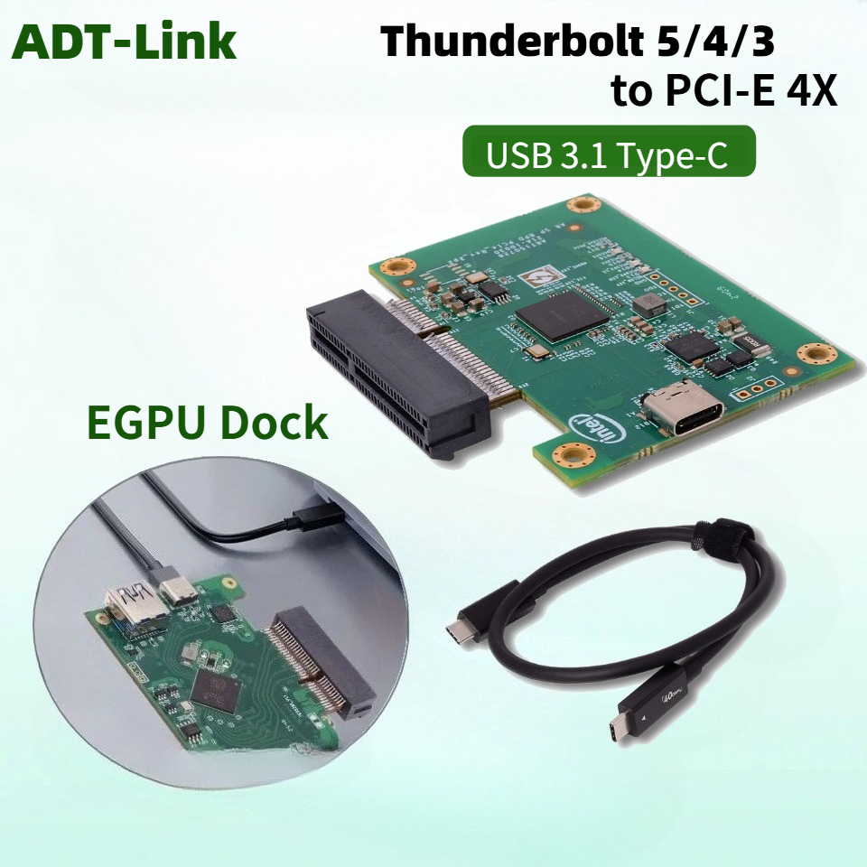 Thunderbolt 5/4 To PCIE 4X Ext - Gpu External Dock Egpu Thunderbolt 4 评论和价格