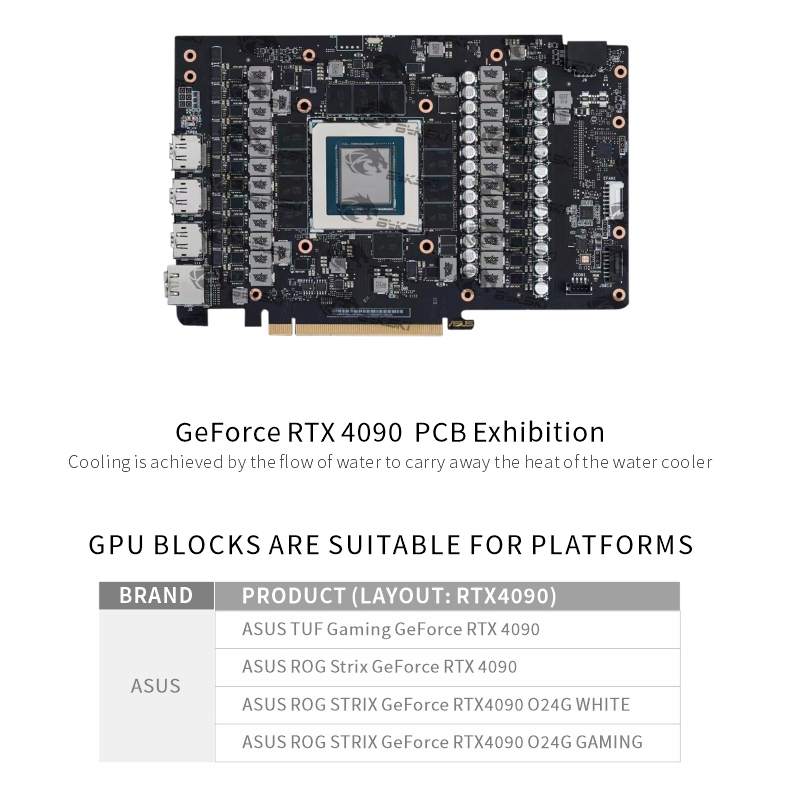 Bykski GPU Block Use for ASUS  - Rtx 3090 24Gb Gddr6X 评论和价格